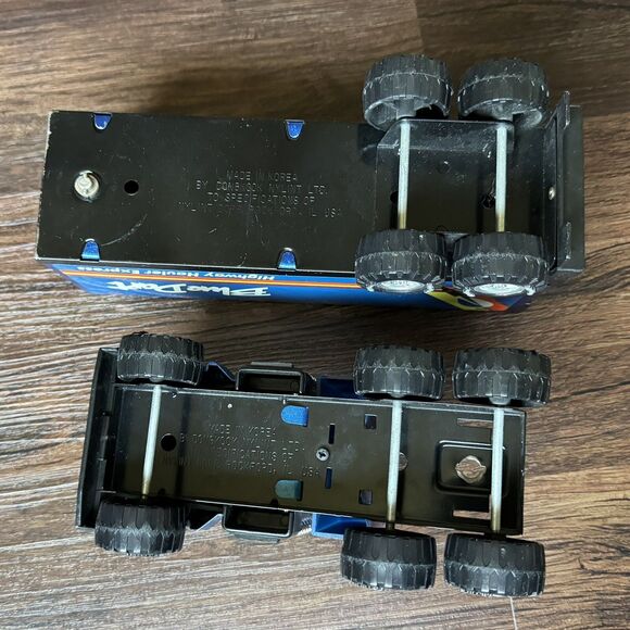 Nylint Steel Toy Semi Truck & Trailer Blue Dart Highway Hauler Express Vintage - Picture 6 of 7